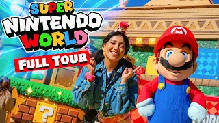 Super Nintendo World FULL TOUR at Universal Studios Hollywood  It was Awesome [upl. by Llirpa]