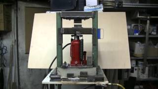 Do It Yourself 20 Ton Hydraulic Forging Press [upl. by Uticas]