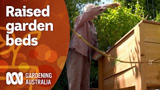 Raised garden bed options  Gardening 101  Gardening Australia [upl. by Senecal]