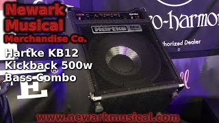 Hartke KB12 Kickback 500w Bass Combo Amplifier [upl. by Ytsirk]