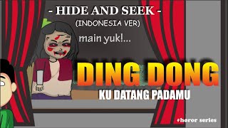 DINGDONG  HIDE AND SEEK Ku datang padamu Indonesia Version  Kartun Horor  Kartun Hantu Seram [upl. by Saxe187]