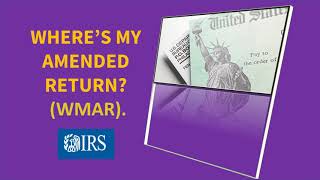 Wheres My Refund for Amended Tax Returns [upl. by Orv177]