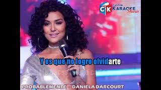 karaoke probablemente daniela darcourt [upl. by Yttap]