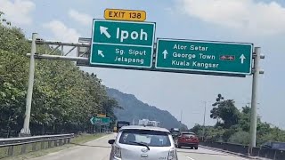 How to Drive to Ipoh Old Town from PLUS Expressway Ipoh South Toll Perak [upl. by Ainalem88]