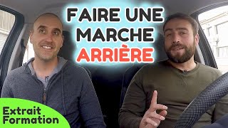 FAIRE MARCHE ARRIÈRE EN VOITURE Extrait Formation [upl. by Ethelind]