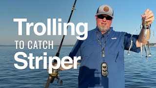 Trolling an Umbrella Rig for Striped Bass [upl. by Leuamme]