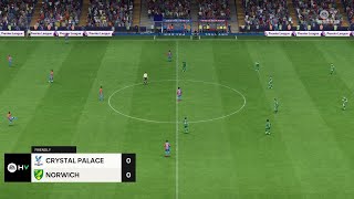 Crystal Palace vs Norwich City 27082024 EFL Cup EA FC 24 [upl. by Anerac]