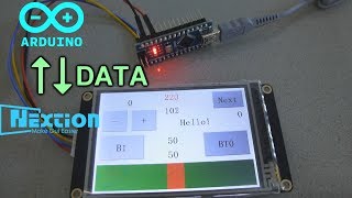 NextionArduino Tutorial 2 Sending Data To Arduino [upl. by Nocam]