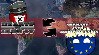 HoI4 Guide Germany  Forming the European Union FAST [upl. by Llet788]