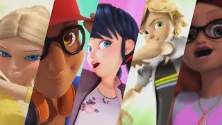 Miraculous Ladybug Heros Group Transformation 🐞🐾🦊🐢🐝 [upl. by Wickner472]