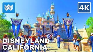 4K Disneyland Park California USA  Walking Tour amp Travel Guide [upl. by Myca]