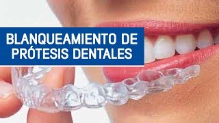 Cómo blanquear las prótesis dentales  Odontoespecialistas [upl. by Enaillil19]