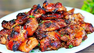 Honey Garlic Baked Chicken Thighs Recipe  Easy Chicken Recipe [upl. by Charie886]