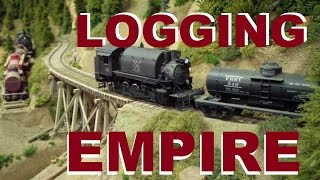 AMAZING O SCALE Logging amp Lumber Railroad  Clear Creek Train Layout [upl. by Joy129]