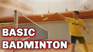 Basic Badminton For Beginners [upl. by Ede]