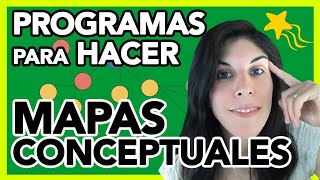 PROGRAMAS para hacer MAPAS CONCEPTUALES [upl. by Iover23]