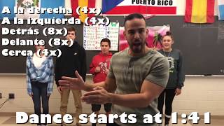 Spanish Prepositions of Location Song and Dance [upl. by Annaes]