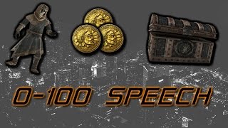 Skyrim How To Get Level 100 Speech FASTEASY [upl. by Yona]