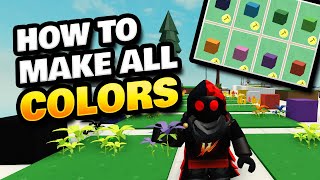 How to Make All Colors in Roblox Islands using Flowers [upl. by Riplex]