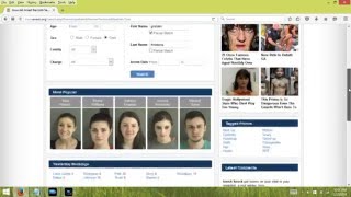 Free Arrest Records amp Mugshots [upl. by Regnij]