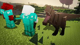 Surviving Dinosaurs in Minecraft [upl. by Ylrahc]