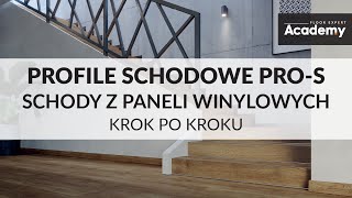 Profile schodowe PRO S  panele winylowe na schody [upl. by Bartko]