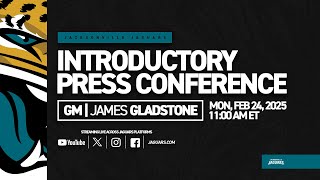 FULL STREAM Jaguars GM James Gladstone Introductory Press Conference  Jacksonville Jaguars [upl. by Azpurua]