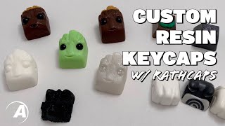 Making Artisan Keycaps w Resin  Alumilite  Rathcaps [upl. by Lad]