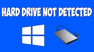 How To Fix External Hard Drive not showing up or detected in Windows 10 [upl. by Vorster]