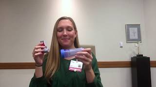 How to Use MDI Inhaler with Spacer [upl. by Nelyak]