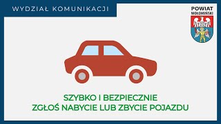 Jak zgłosić nabycie lub zbycie pojazdu [upl. by Eido]