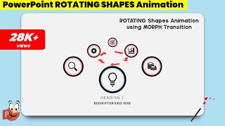 27 PowerPoint Animations Motion Graphics Tutorial  PowerPoint Morph Transition [upl. by Atiekahs]