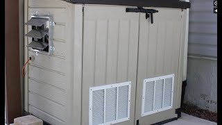 Affordable Generator Enclosure Shed Project [upl. by Philipps764]