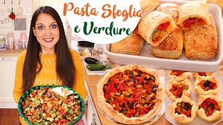 PASTA SFOGLIA e VERDURE Ricette Veloci e Facilissime ❤️puff pastry Recipe [upl. by Scholz]