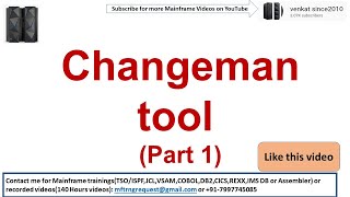 Changeman tool  Part 1  Mainframe  SCM  Software configuration Management tool in Mainframe [upl. by Jamie]