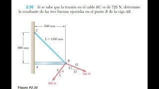 composicion y descomposicion de fuerzas ejercicios resueltos [upl. by Viole688]