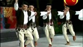 Тешкото  Teshkoto  Macedonian Miyak Region Mens Traditional Folk Dance [upl. by Rior]