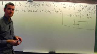 Laplace Transform Second Shifting Theorem [upl. by Elwee]