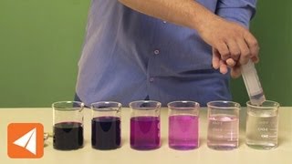 Potassium permanganate and dilution  Molecular Structure  Chemistry [upl. by Jamison]