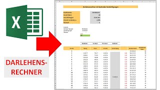 Darlehensrechner mit einmaliger Sondertilgung I Excel Vorlage I Excelpedia [upl. by Llenet]