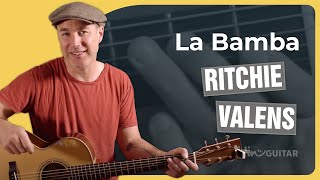 La Bamba Easy Riff Guitar Lesson  Ritchie Valens [upl. by Dieball]