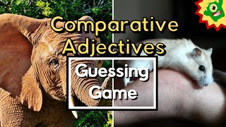 Comparative Adjectives Game  ESL Guessing Game [upl. by Wehttan49]