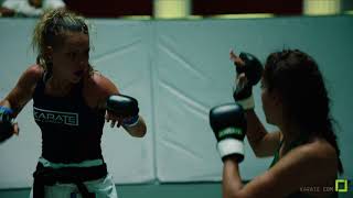 FULL FIGHT Karate Combat Olympus  Fabiola Esquivel vs Sarah Ait Ibrahim [upl. by Auberbach156]