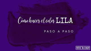 Cómo hacer el color lila [upl. by Guimond350]