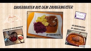 Thermomix® amp Pampered Chef®  Sauerbraten aus dem Zaubermeister [upl. by Maddocks]