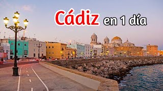 📌 CÁDIZ 4K ¿Qué ver y hacer 1 día en la Capital 10 lugares que ver y hacer  Andalucía 9 España [upl. by Einaej637]