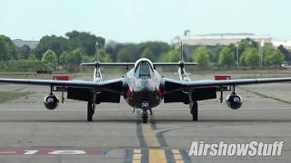 DH112 Venom Cartridge Start and Flyover [upl. by Enyawud]