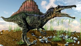 Waterliving Spinosaurus dinosaur discovered [upl. by Eimot162]