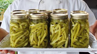 Canning Green Beans  Easy Way  with Bonus Recipe [upl. by Wallas]