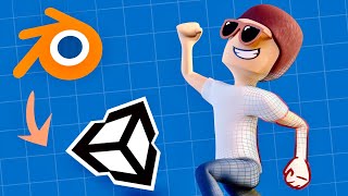 How To Make A 3D Character For Your Game Blender to Unity [upl. by Whitehouse798]